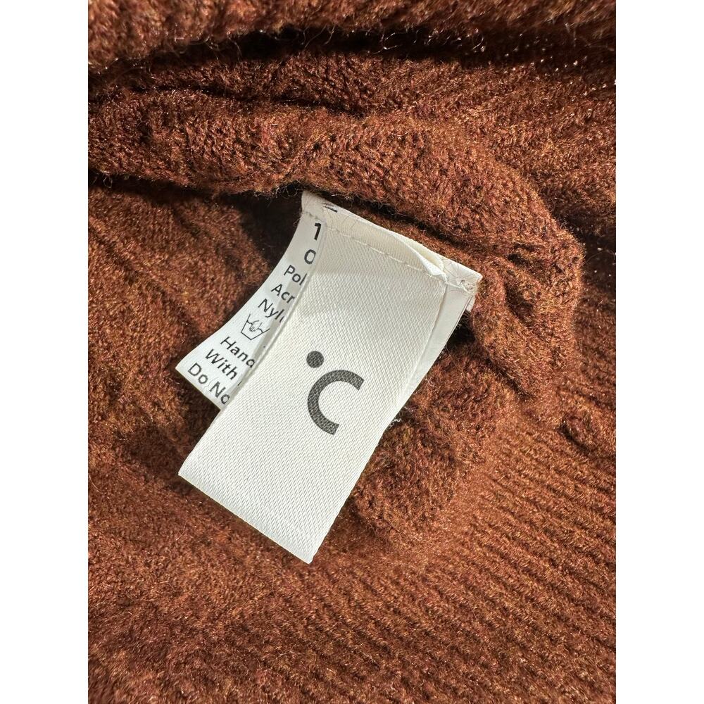 Commense Sweater Size Small Oversized Cableknit C… - image 5